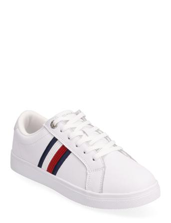 Essential Stripes Sneaker Låga Sneakers Vit Tommy Hilfiger