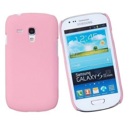 Samsung Galaxy S3 mini i8190:n (vaaleanpunainen) takakuori