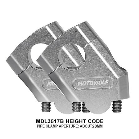 Uusi moottoripyörän 22 mm 28 mm ohjaustangon korotusnostin tankoklemmakiinnitys Hondalle Ntv650 Ntv 650 Deauville 700 Varadero 125