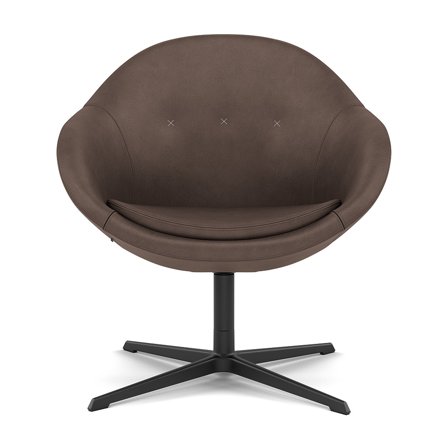 Varier Furniture Kokon Club - Brown Leather - Black base
