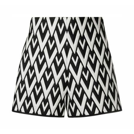 Valentino Shorts Sort, Dame, Størrelse: 2XS