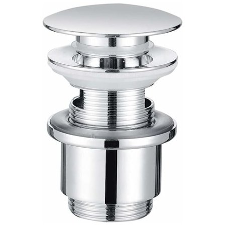 Håndvask afløb med overløb messing pop op håndvask afløb prop tryk åben afløbsventil badeværelse tilbehør