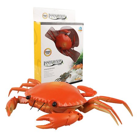 1 Sæt Simuleret Elektrisk Krabbe Legetøj RC Dyr Simuleret Krabbe Model til Børn