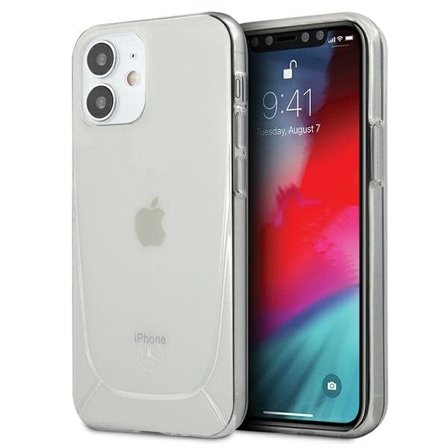 Mercedes Transparent Line Case til iPhone 12 mini - transparent