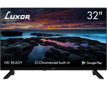 Luxor-LX3240HD-Kompakt 32" HD Smart TV med innebygd Chromecast-Tv-22–45 tommer