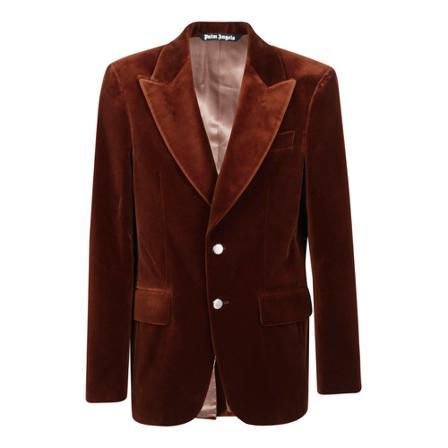Palm Angels Formal Blazers Brun, Herre Jakkesæt Blazer