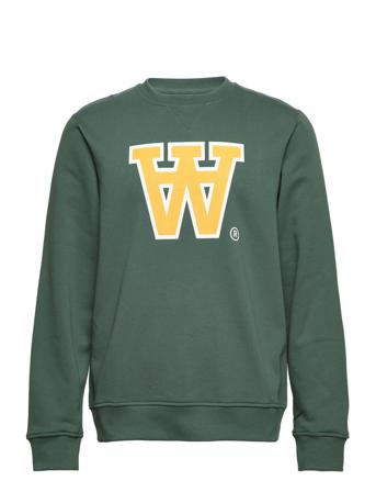 Tye Aa Sweatshirt Sweatshirt Trøje Grøn Double A By Wood Wood
