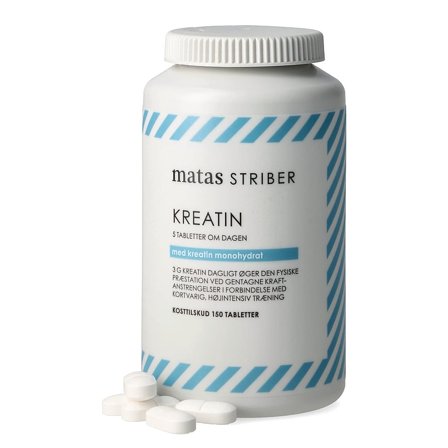Matas Striber Kreatintablet 150 stk, Helse & Madvarer, Ingredienser, Kreatin