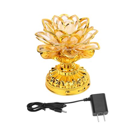 Buddhistisk LED-lampa, färgglad, miljövänlig Buddha-ljusdekoration, 100-240 V