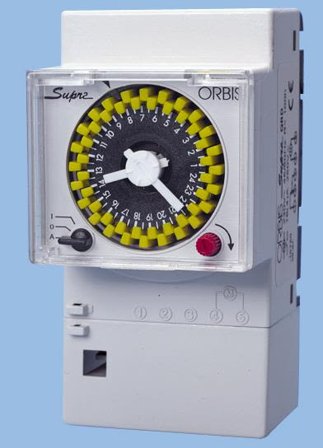 ORBIS 290232 Koblingsur for normkapsling, 3 moduler, Elfordeling & strømforsyning