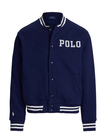 Polo Ralph Lauren | Logo Fleece Baseball Jacket | XXL