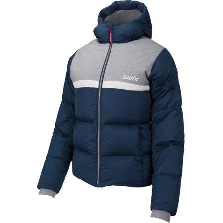 Swix Women's Focus Down Jacket Women lined workout jackets Blue S