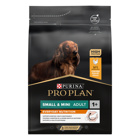 Purina Pro Plan - Adult Everyday Nutrition Small & Mini tørrfôr til små og små hunder 3 kg - Hund - Hundefôr & hundemat - Tørrfôr for hund - ZOO.no