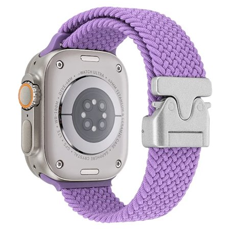 Fallskärm Nylon Armband kompatibelt Apple Watch Ultra 2 10 9 8 7 6 5 4 SE Flätat Tåligt Armband iWatch 49mm 46mm 45mm 42mm 44mm 40/41mm