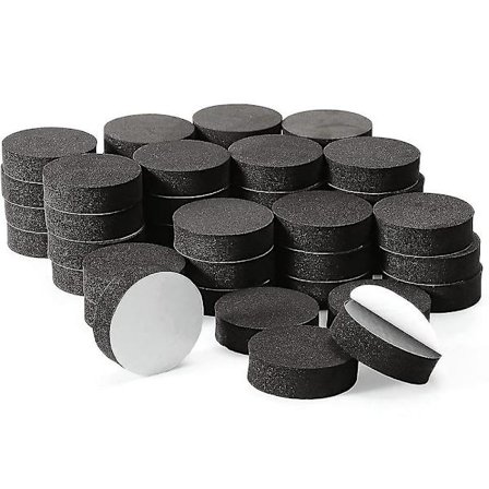 48 stk plantepot føtter stigerør naturlig gummi blomsterpotte matte usynlige potte føtter for tunge utendørs plan