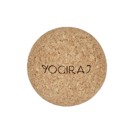 Yogiraj Massageboll Cork Ball Sporttillbehör Unisex Brun 7 cm