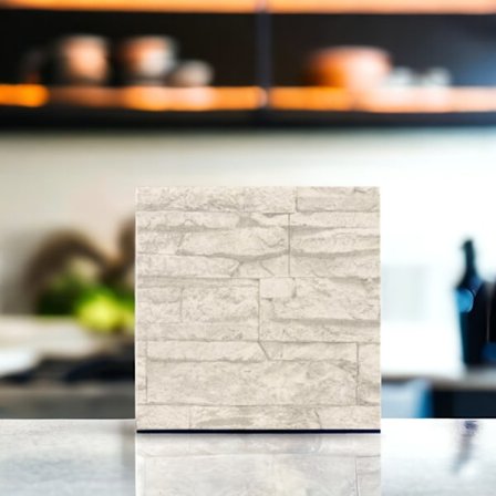 Vit beige stenmur kakeldekor 12-pack