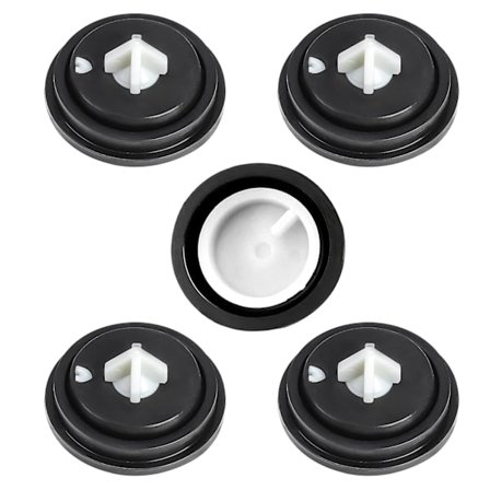 Ventilmembranbrikker, flyderventilmembran, enkel skyllereparation, flyderventiler, gummimateriale af høj kvalitet (5 stk)