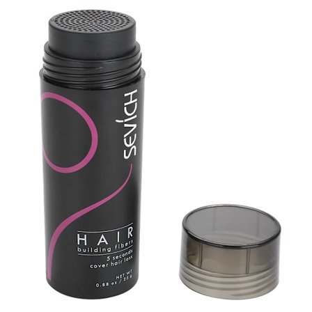 25g Sevich Professionell Tom Flaska för Hårfibrer Munstycke Hårförtjockningsverktyg