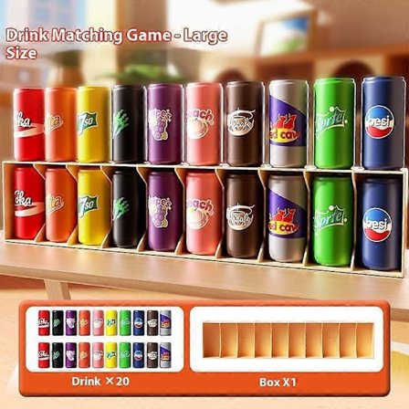 1 Sett Fordelaktig Intelligens Leketøy Flaske Gjetting Drikke Match Match Minneøvelse Logisk Tenkning Resonnering Brettspill