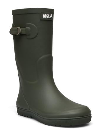 Ai Woody-Pop 2 Kaki Shoes Rubberboots High Rubberboots Unlined Rubberboots Kakigrønn Aigle*Betinget Tilbud