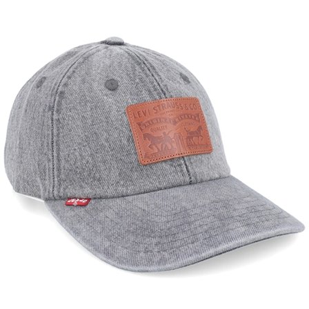 Levi's - Grijs unconstructed Cap - Relaxed Heritage Cap Regular Grey Dad Cap @ Hatstore
