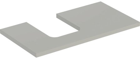 Geberit ONE 505.293.00.7 Bänkskiva 90 cm Grå, Badrum