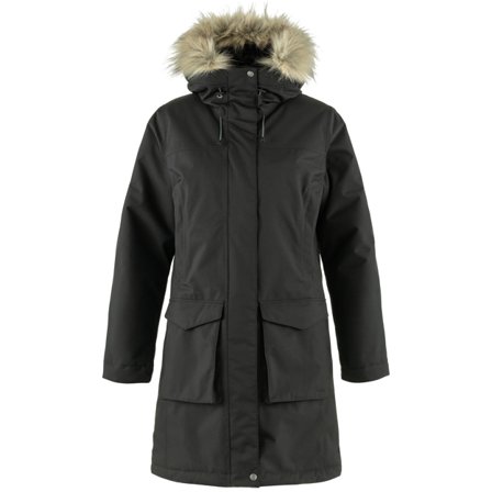 Fjällräven Nuuk Lite Parka XS - female - Black - Parkas