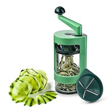 Spiralizer for å kutte grønnsaker - Grønnsakspaghetti, spiraler og julienne