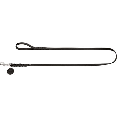 Hunter - Dog Leash Solid Education Black 200cm 11mm - Hund - Halsbånd - ZOO.no