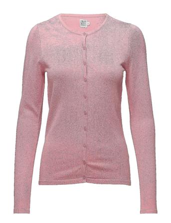 A8661, Milasz R-Neck Cardigan Strikkegenser Cardigan Rosa Saint Tropez