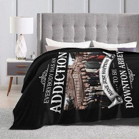 Downton Abbey Supermjuk Varm Micro Fleece Filt Soffa -Y432-SYS22428