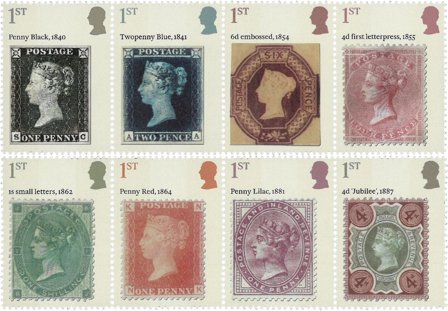 England - Dronning Victoria - Postfrisk sæt 8v