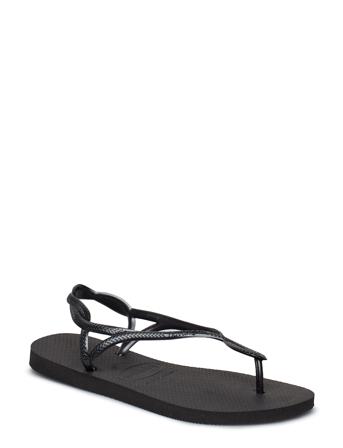 Hav Luna Shoes Summer Shoes Flip Flops Svart Havaianas