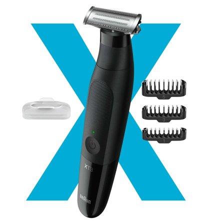 Braun Series X Skjeggtrimmer XT3100 Alt-i-ett elektrisk barbermaskin, ett blad, 4D-bladteknologi, for menn