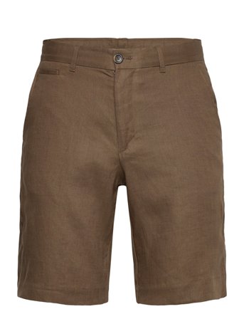 Mango | Slim-Fit 100% Linen Bermuda Shorts | 58