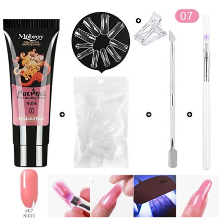 UV Nail Builder Nail Gel Polish Extension Acrylic Kit N12