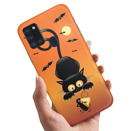 Samsung Galaxy A21s - Skal/Mobilskal Katt och Mus