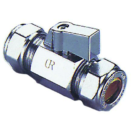 Gelia Minikulevent 12 Klemr. Forkrommet.