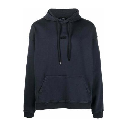 Dsquared2, Hoodies Czarny, Mężczyzna, Rozmiar: S