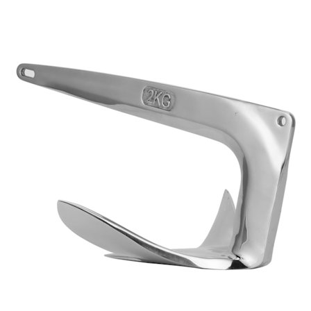 2 kg 316 Rostfritt Stål Klo Båtankare Båtar från 15‐22 fot Marintillbehör