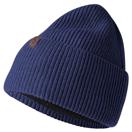 Hiems | Căciulă bleumarin din lână reciclată pentru bărbați - Căciuli beanie
