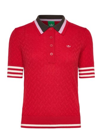 adidas Golf Originals S Knit Polo W - Red - XL