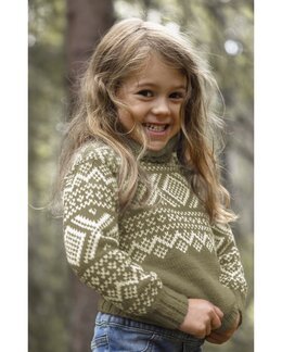 Genser Cortina Grønn - Northern Yarns