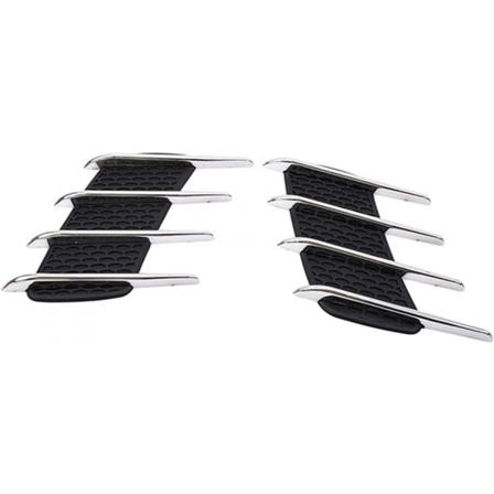 Bilstyling 1 par Exteriör Tillbehör Universal DIY 3D Bil Luftflöde V