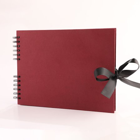 Scrapbog Album Keepsake Opbevaringsboks (Rød)