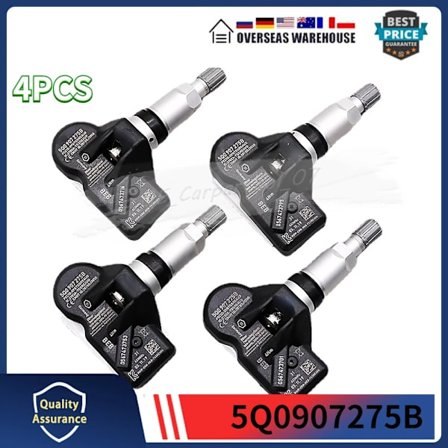 4X AUDI A3 A4 A5 Q3 Q5 Q7 PORSCHE Cayenne Macan VOLKSWAGEN Golf Eos Rengaspaine TPMS-anturin valvontajärjestelmä 5Q0907275B