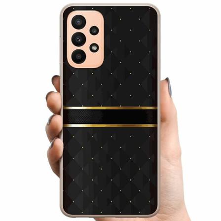 Samsung Galaxy A23 Tpu Mobilskal Golden Stripes