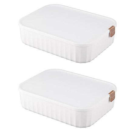 Sokkeorganisator med 10 rom og skillevegger, plassbesparende sokkeskuff, moderne enkel oppbevaring Hvit