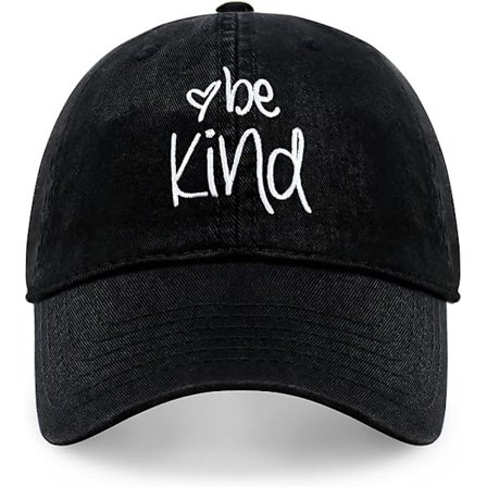 Ole ystävällinen trendikäs naisten baseball-lippis Unisex muoti puuvilla polo tyyli hauska inspiroiva sanonta kausittainen ulkoilumatka hatut, musta